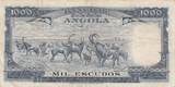 Angola 1970 1000 Escudos - A. Tomas - dam - 10-06-1970 - Serial p5Rp III / SS
