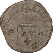 Frankreich  HENRY III - DOUZAIN WITH TWO H, 3rd TYPE - 1576 O RIOM TB+/TTB