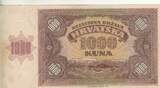 Kroatien 1941 1000 Kuna - young girl - mountains - 20-05-1941 - Serial K III / SS