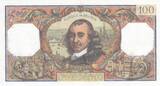 Frankreich 1977 100 Francs - Corneille -01-09-1977 - Serial E.1113 I / ST