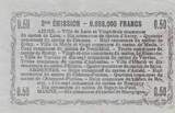 Frankreich 50 centimes 1916 50 Cents - Laon - Regional Coupon - 16-06-1916 - Serial 40 II / VZ+