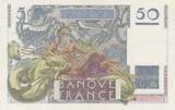Frankreich 1950 50 Francs - Le Verrier - 29-06-1950 - Serial P.151 II / VZ