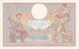 Frankreich 1938 100 Francs Luc Olivier Merson - 20-10-1938 - Serial B.61280 II / VZ