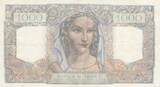 Frankreich 1945 1000 Francs Minerva and Hercules - 22-11-1945 - Serial G.135 III / SS+
