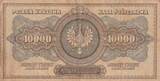Polen  10000 Marek - Head of Women - 1922 - Serial E 1461701 III / SS