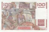 Frankreich 1952 100 Francs - Young Farmer - 04-09-1952 - Serial Y.471 I / ST