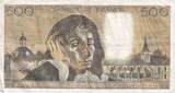 Frankreich 1973 500 Francs Pascal - 06-12-1973 - Serial U.37 III / SS