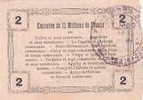 Frankreich 1916 2 Francs - Fourmies - Regional Coupon - 08-05-1916 - Serial 3 II / VZ