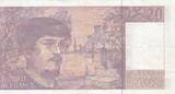 Frankreich  20 Francs - Debussy - 1991 - Serial R.032 - Faute III / SS