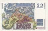 Frankreich 1946 50 Francs - Le Verrier - 28-03-1946 - Serial X.6 I- / VZ+ / VZ-ST