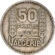 Algerien  50 Francs French Republic - Turin 1949 III / SS