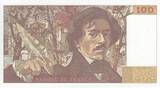 Frankreich  100 Francs - Delacroix - 1983 - Serial W.64 I / ST