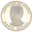 Frankreich  100 Francs Marcel Pagnol - 100 years of Cinema - 1995 Proof I- / VZ+ / VZ-ST