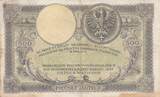 Polen 1919 500 Zlotych - T. Kosciuszko - Crowned Eagle - 28-02-1919 - Serial S.A.4967287 III / SS