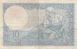Frankreich 1936 10 Francs Minerva - 17-12-1936 - Serial D.67606 III / SS