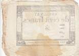 Frankreich  100 Francs - 18 Nivose An III - (07.01.1795) - Sign. Oudry - Serial 3920 III / SS