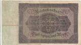 Deutschland  50000 Mark Burgermaster Brauweiler - 1922 Serial B III / SS