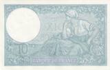 Frankreich 1939 10 Francs - Minerva - 19-10-1939 - Serial P.74963 I / ST