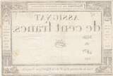 Frankreich  100 francs - 18 Nivose An III - 1794 - Sign. Gibier - Serial 40 III / SS