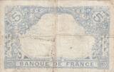 Frankreich 1916 5 Francs - Blue - 04-02-1916 - Serial F.10156 IV / S