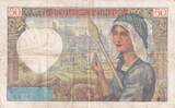 Frankreich 1940 50 Francs Jacques Coeur - 13-06-1940 - Serial Z.8 III / SS