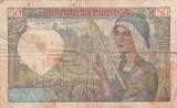 Frankreich 1940 50 Francs Jacques Coeur - 05-09-1940 - Serial S.13 IV / S