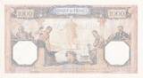 Frankreich 1938 1000 Francs Ceres and Mercury - 20-10-1938 - Serial N.4375 II / VZ