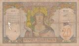 Indochina Französin  20 Piastres - Ruins of Angkor - 1928 - Serial W.157 B
