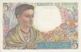 Frankreich 1943 5 Francs - Shepherd - 22-07-1943 - Serial Y.37 I / ST