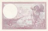 Frankreich 1939 5 Francs - Purple - 10-08-1939 - Serial B.60704 - P.79 I- / VZ+ / VZ-ST
