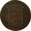 Frankreich 1 token Mayors of Nantes, Jean Régnier - Copper Token -1674 IV / S+