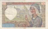 Frankreich 1940 50 Francs - Jacques Coeur - 13-06-1940 - Serial S.4 III / SS