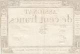 Frankreich  100 Francs - 18 Nivose An III - (07.01.1795) - Sign. Perrin - Serial 1692 III / SS
