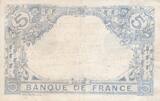 Frankreich 1916 5 Francs - Blue - 03-11-1916 - Serial Z.14724 III / SS