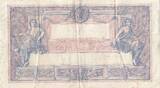 Frankreich 1917 1000 Francs - Rose and Blue - 22-06-1917 - Serial X.1068 IV / S+