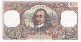 Frankreich 1977 100 Francs - Corneille -01-09-1977 - Serial O.1097 III / SS