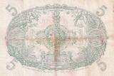 Martinique  5 Francs - Cabasson - Violet - 1901 (1934) - Serial X.283 - P.6 III / SS