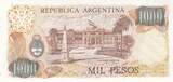 Argentinien  1000 Pesos - Gen. San Martin - ND (1980) - Serial G I / ST