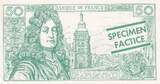 Frankreich  50 Francs - Racine - School note - Serial X.0 II / VZ+