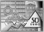 Frankreich Mint  50 Euros Silver Proof 2021 - The Persistence of Memory by Dali - Masterpieces from Museums (MDP) BE ( belle épreuve)