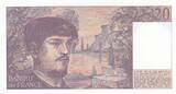 Frankreich  20 Francs - Debussy - 1980 - Serial W.002 I / ST