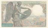 Frankreich 1944 100 Francs - Descartes - 12-10-1944 - Serial K.117 I / ST