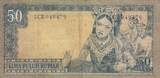 Indonesien  50 Rupiah - Président Sukarno - Danceurs - 1960 III / SS