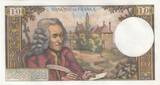 Frankreich 1965 10 Francs - Voltaire - 01-04-1965 - Serial R.152 I- / VZ+ / VZ-ST