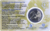 Griechenland 2 euros 50 Years of the Restoration of Democracy - 2 Euro Commemorative Coin. - Coincard 2 2024 BU