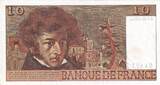Frankreich 1975 10 Francs - Berlioz - 02-10-1975 - Serial F.242 - XF - P.150 II / VZ