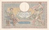 Frankreich 1925 100 Francs Women and childs - 16-10-1925 - Serial U.13013 III / SS+