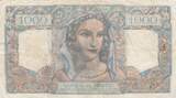 Frankreich 1946 1000 Francs Minerva and Hercules - 12-09-1946 - Serial A.316 IV / S