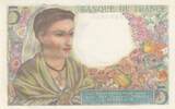 Frankreich 1943 5 Francs - Shepherd - 25-11-1943 - Serial A.90 I / ST