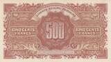 Frankreich  500 Francs - Marianne - 1945 - Serial 83L II / VZ